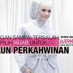 5 Tips Pilih Gaun Pengantin Muslimah