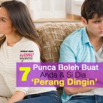 7 Punca Utama ‘Perang Dingin’ Terjadi Dalam Perhubungan