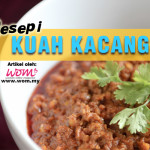 Resepi Kuah Kacang